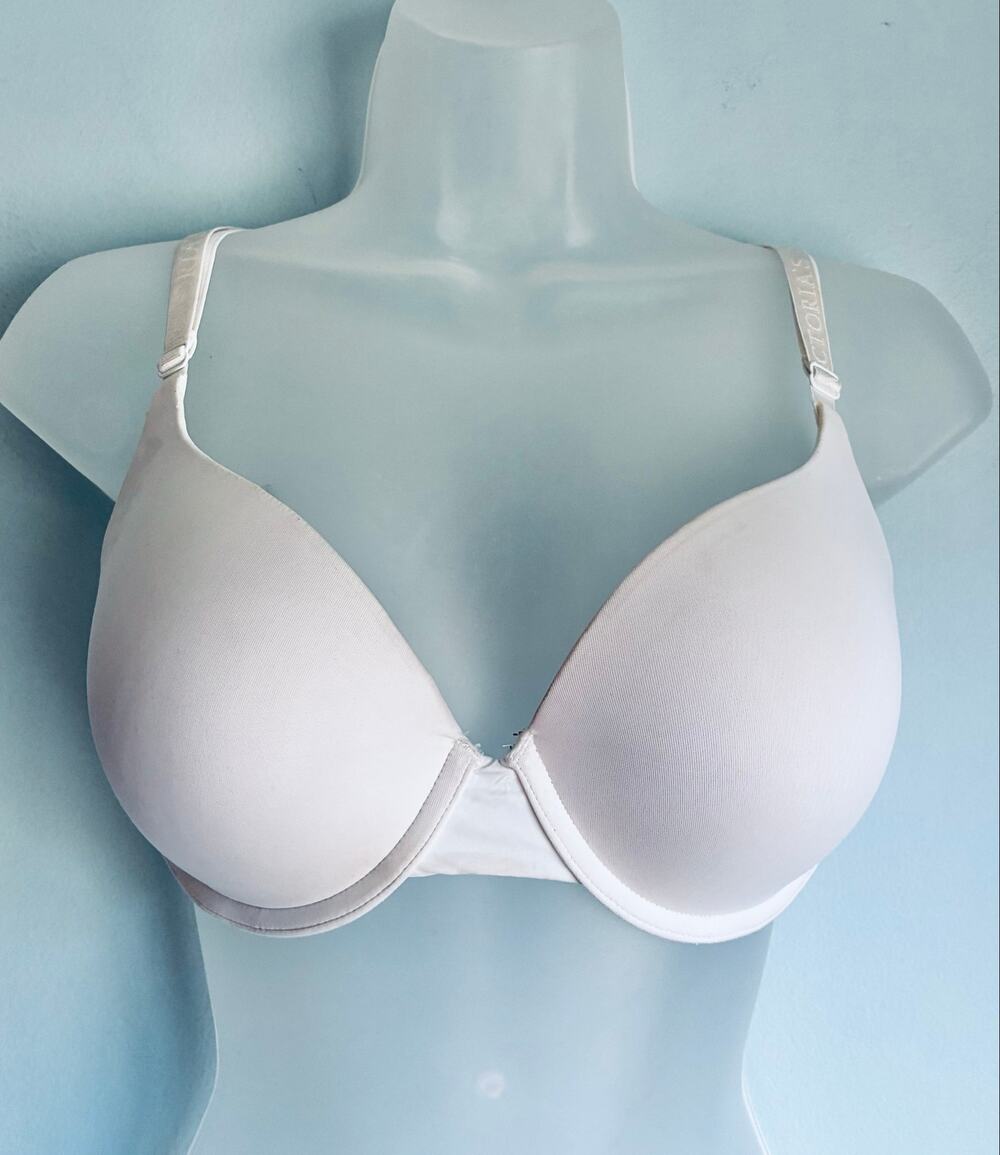 Victoria's Secret T-Shirt Pushup Full Coverage Bra 38B White Padded